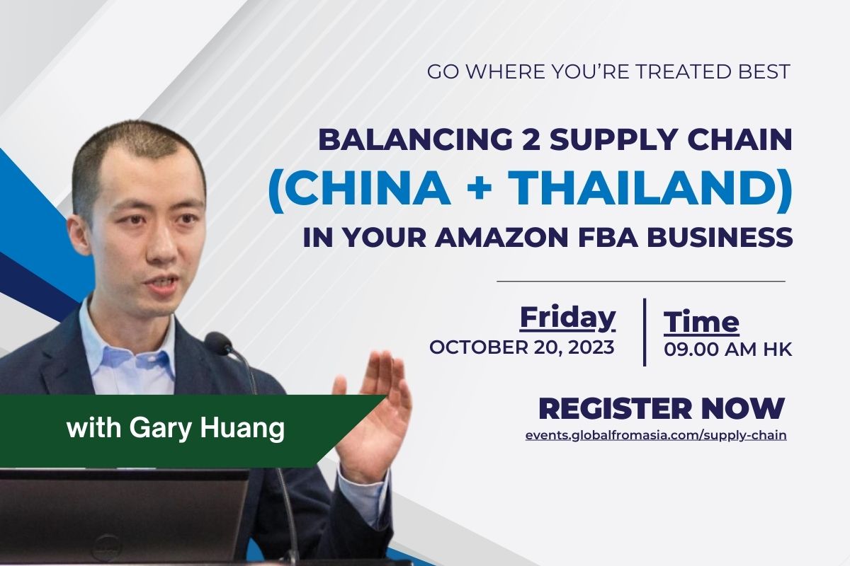 Featured image for “Balancing 2 Supply Chain (China + Thailand) in your Amazon FBA Business”