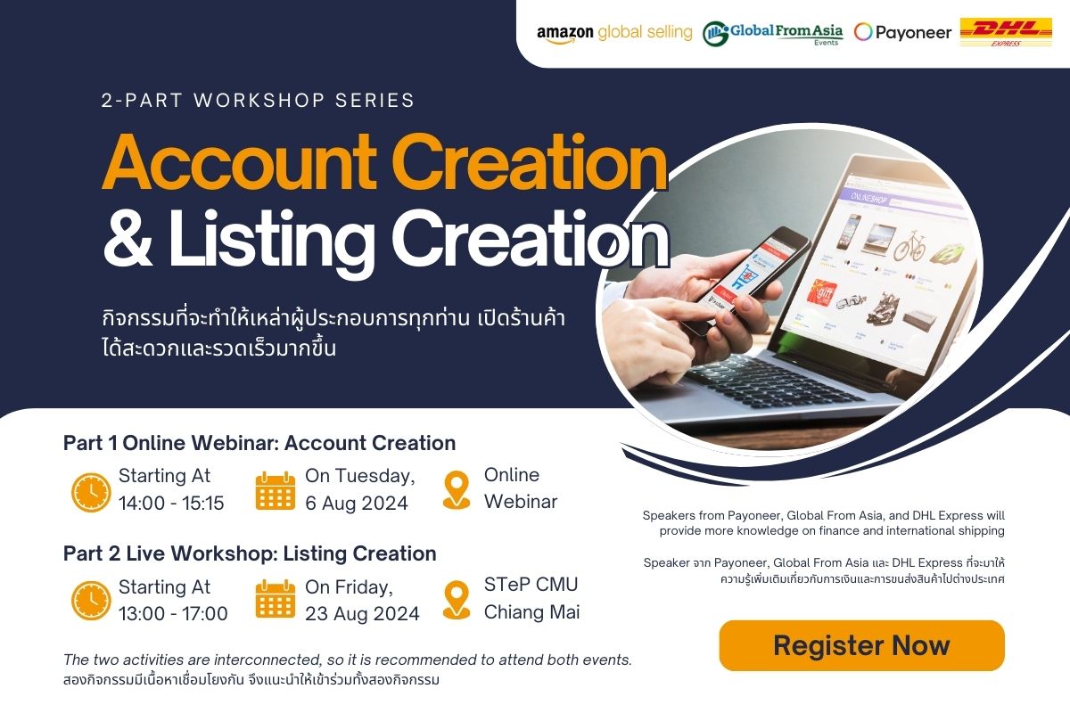 Account Creation & Listing Creation Workshop