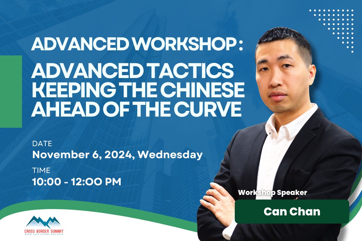 Advanced Workshop: Advanced Tactics Keeping the Chinese Ahead of the Curve