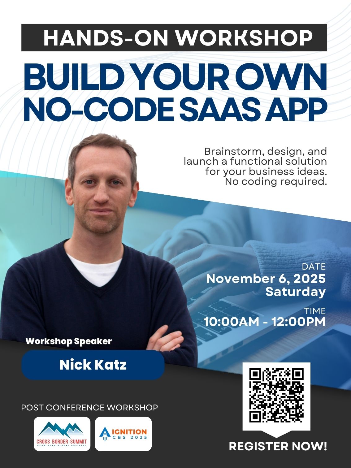 Build Your Own No-Code SaaS App: Hands-On Workshop with Nick Katz