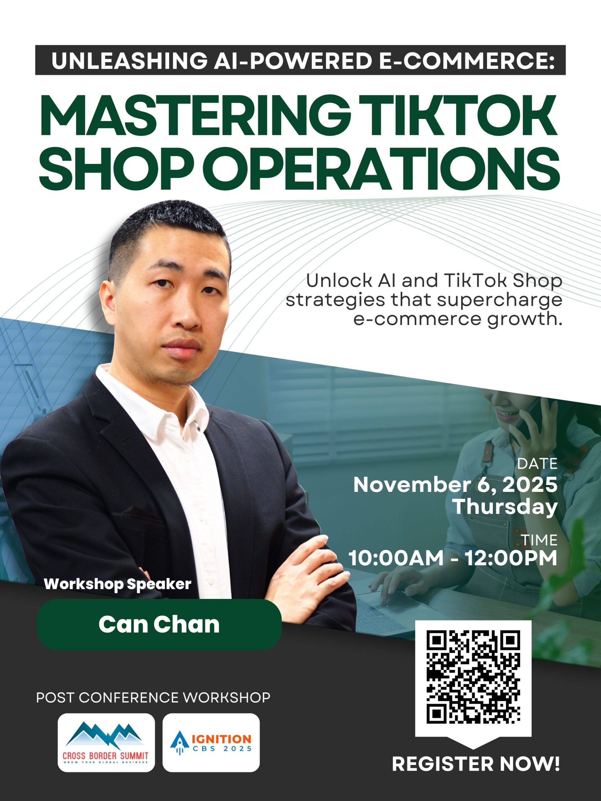 Unleashing AI-Powered E-Commerce: Mastering TikTok Shop Operations with Can Chan
